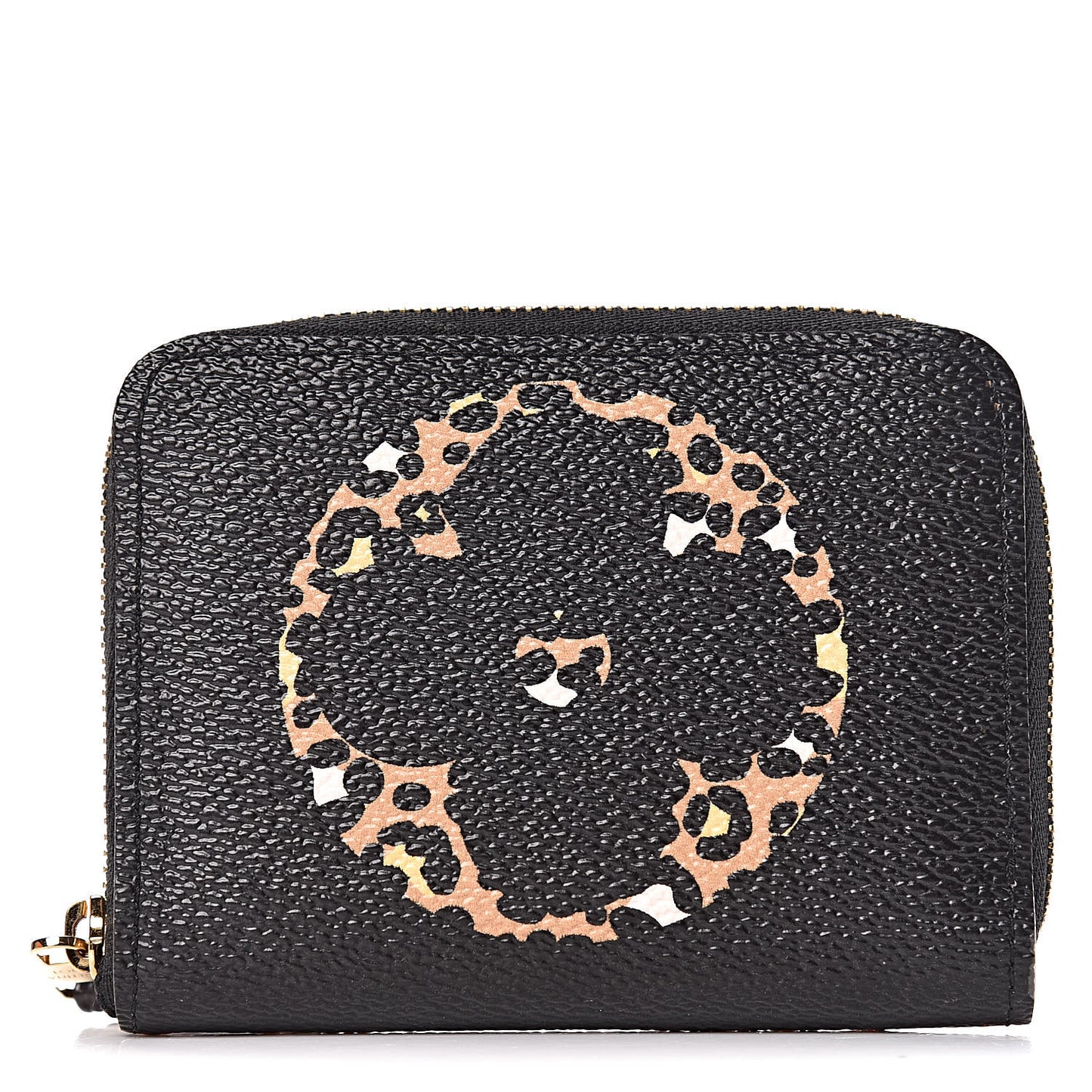 Monogram Giant Jungle Zippy Coin Purse Black