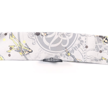 Hermes Silk Ex-Libris Les Parisie Twilly Gris Perle Jaune Soufre 4 of 4