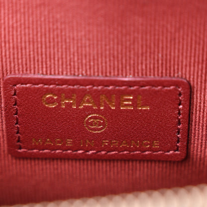 Chanel Lambskin Quilted CC In Love Heart Clutch With Chain Black 6 of 10