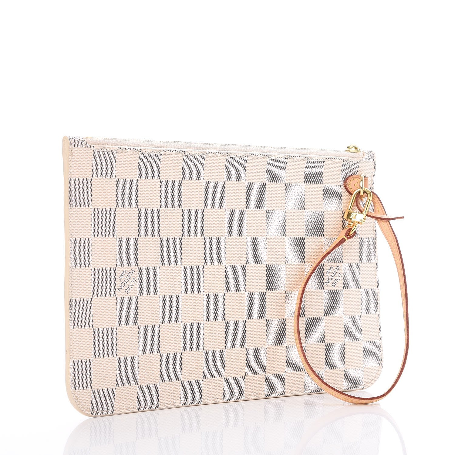 Louis Vuitton Damier Azur Neverfull MM GM Pochette 3 of 7
