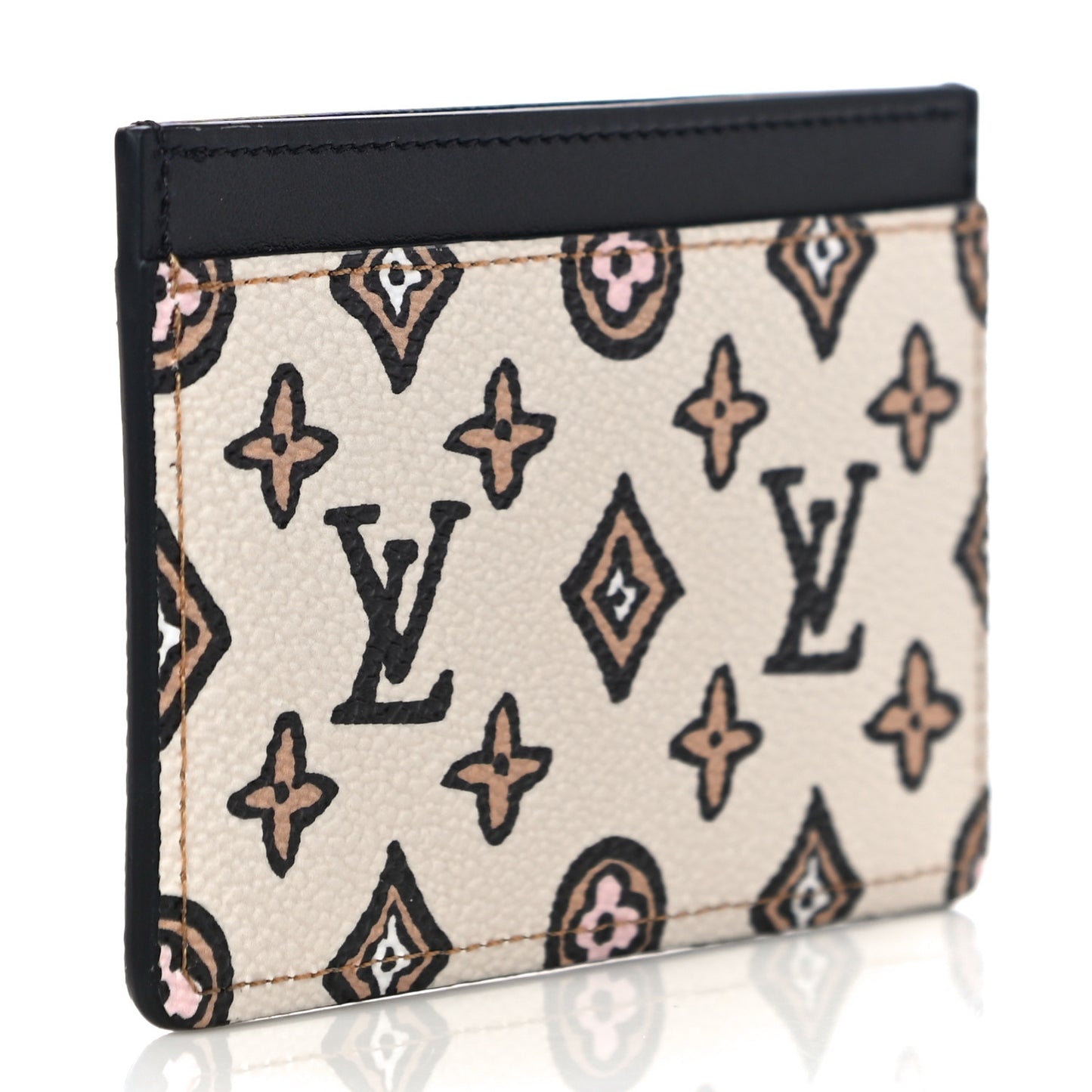 Monogram Giant Wild At Heart Card Holder Arizona