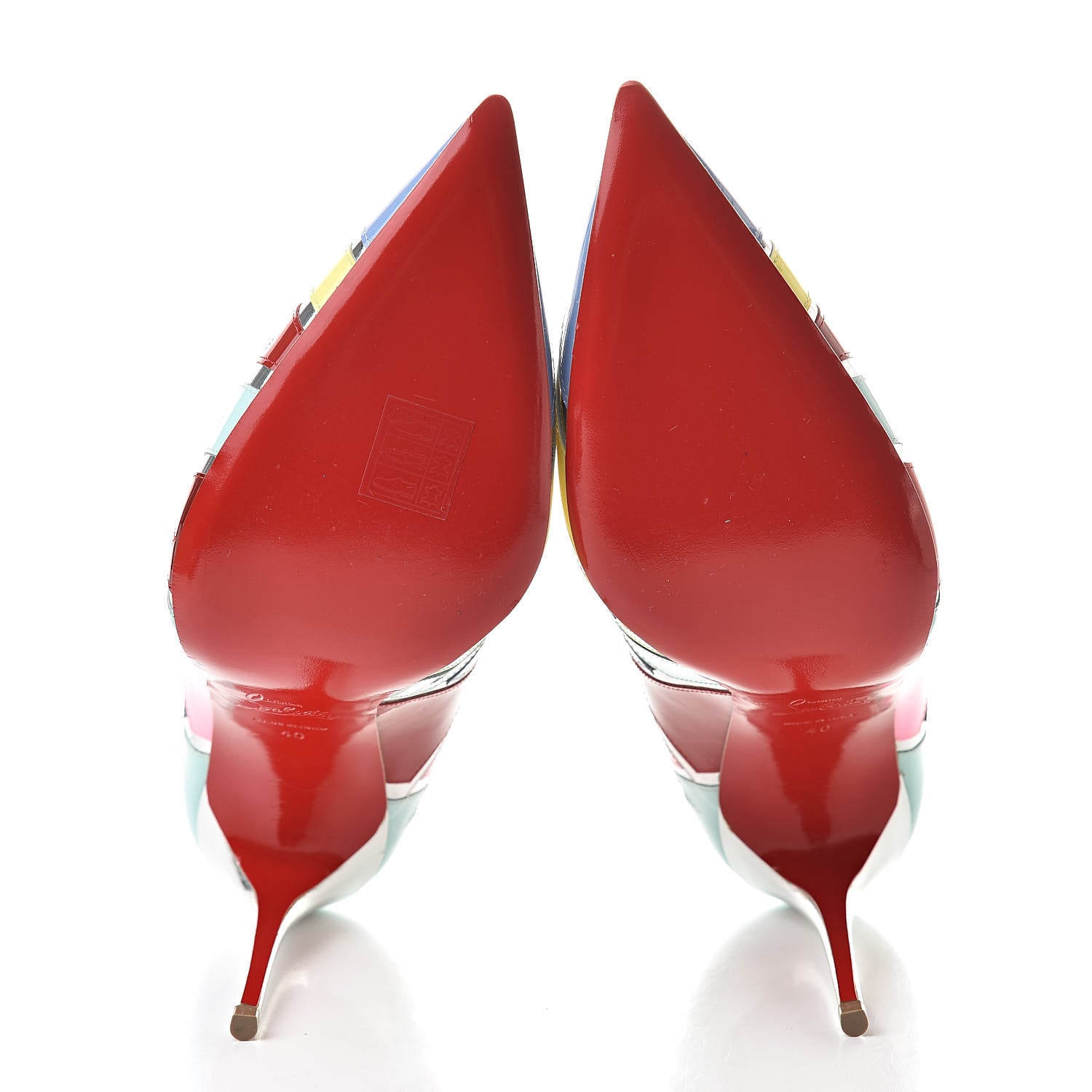 Christian Louboutin Specchio Patent Explotek 100 Pumps 40 Lavender 5 of 9