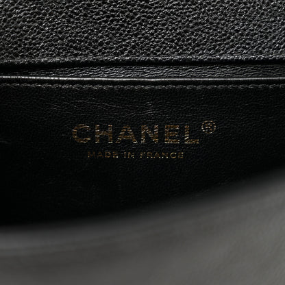 Chanel Caviar Chevron Quilted Medium Boy Flap Black 6 of 11