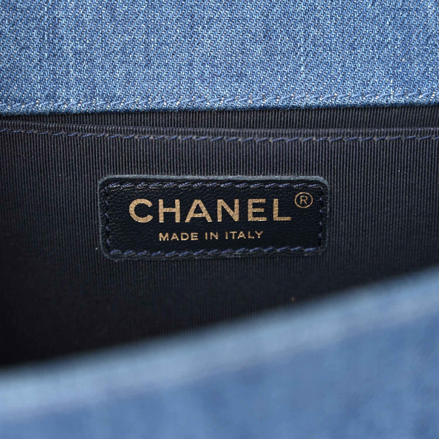 Chanel Denim Patchwork Medium Boy Flap Blue 6 of 10