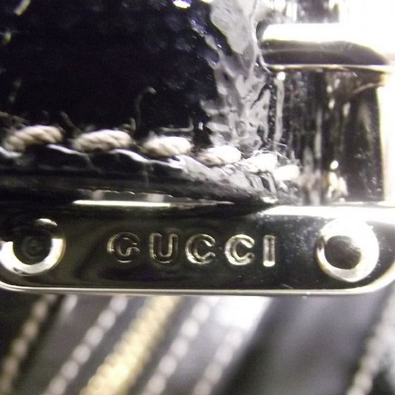 Gucci Dialux Medium Britt Shoulder Bag Black 8 of 10