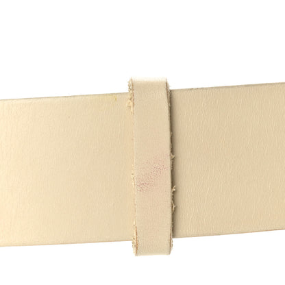 Chanel Calfskin Enamel CC Logo Belt Light Beige 12 of 12
