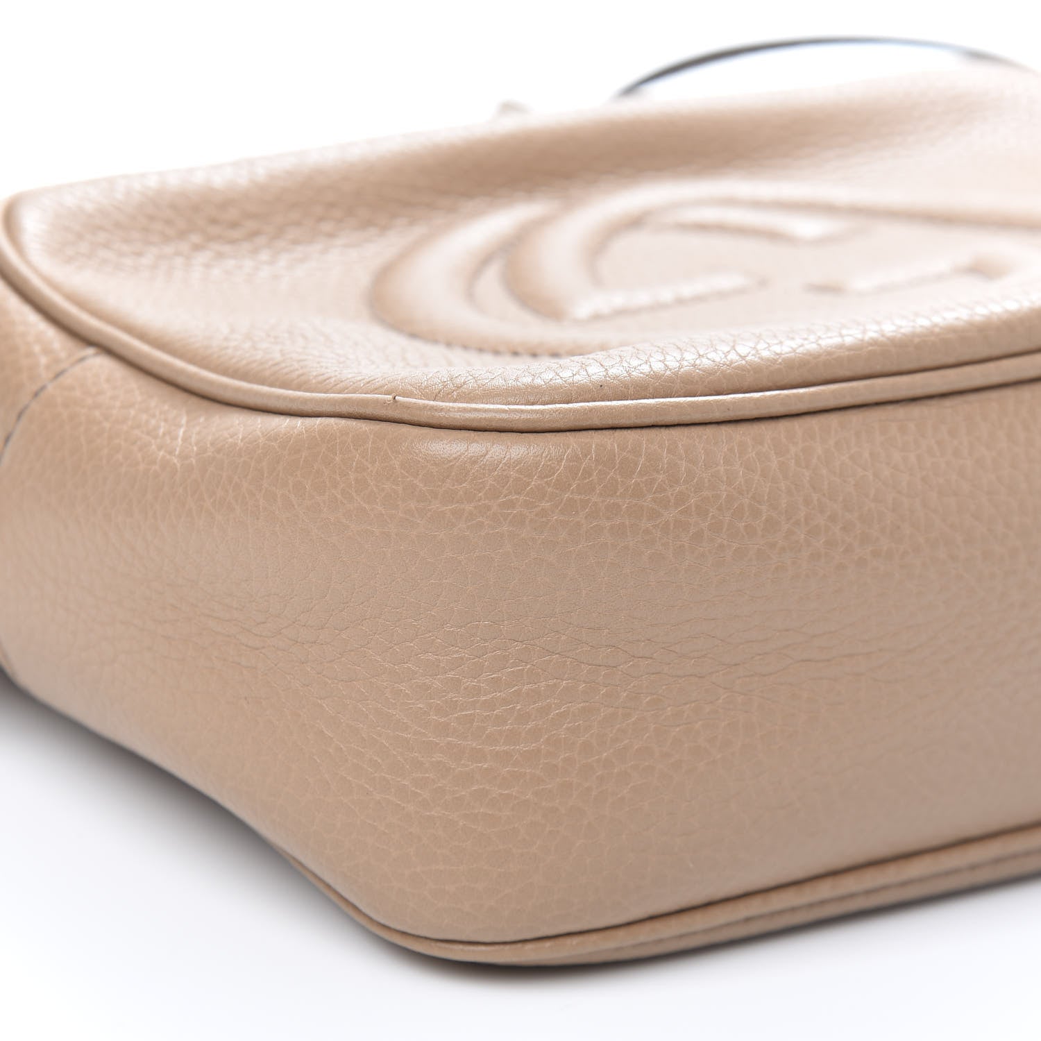 Gucci Pebbled Calfskin Small Soho Disco Bag Rose Beige 8 of 12