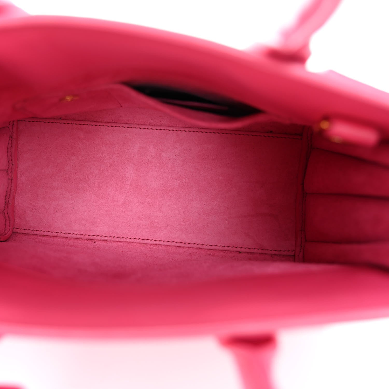 Saint Laurent Calfskin Nano Sac De Jour Lipstick Fuchsia 5 of 8