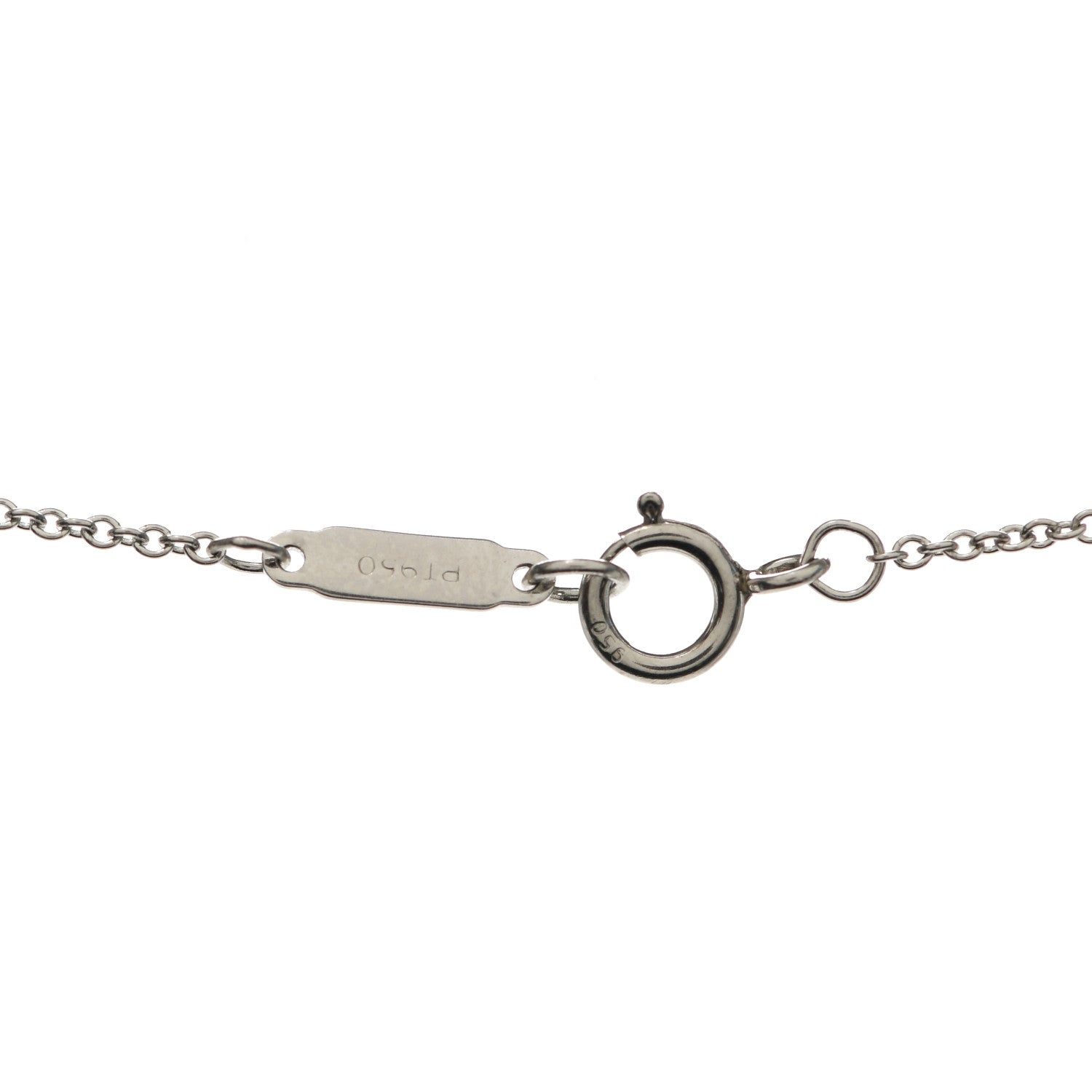Tiffany Platinum Diamond Soleste Pendant Necklace 6 of 7