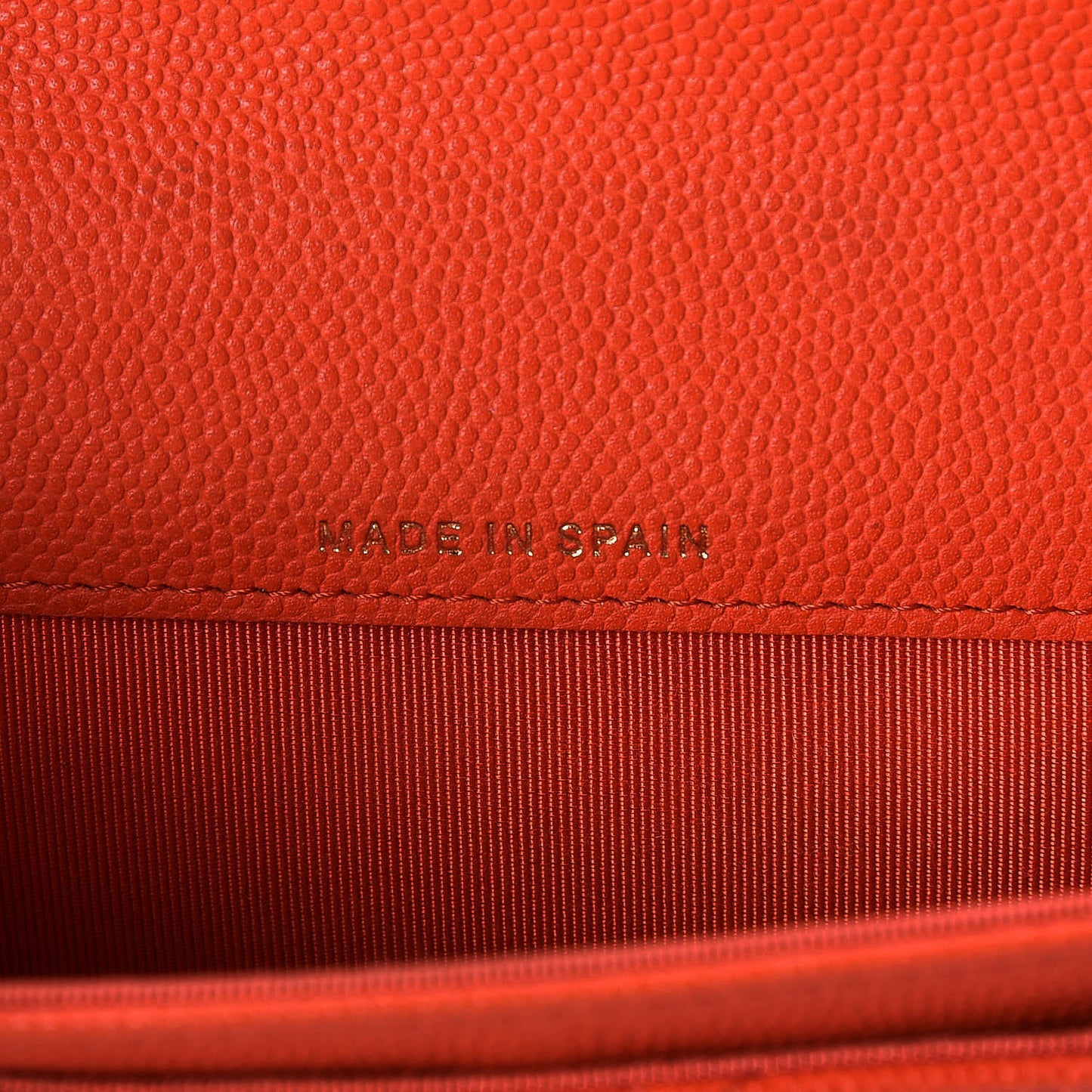 Caviar Quilted Flap Card Holder Dark Red