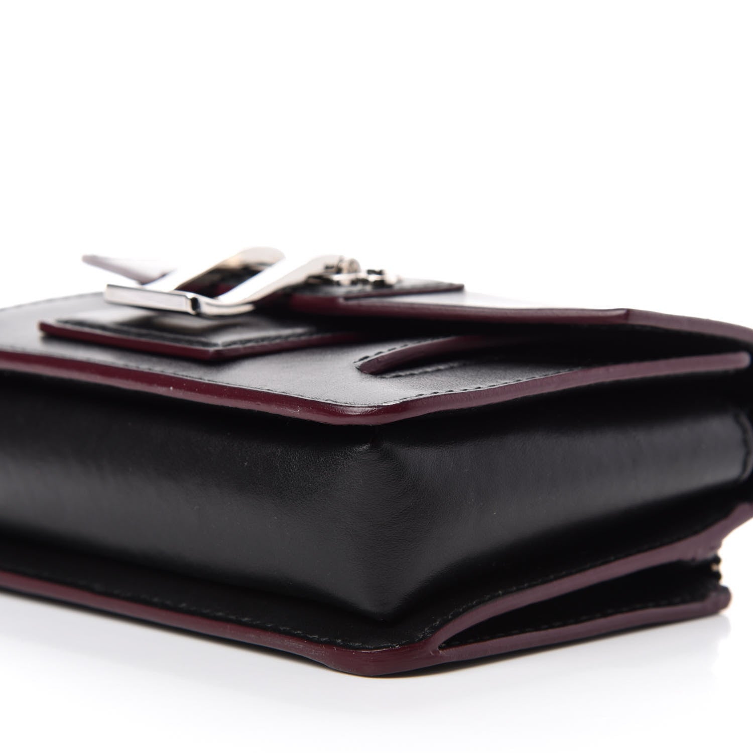 Proenza Schouler Smooth Calfskin Mini Hava Chain Crossbody Black 7 of 10