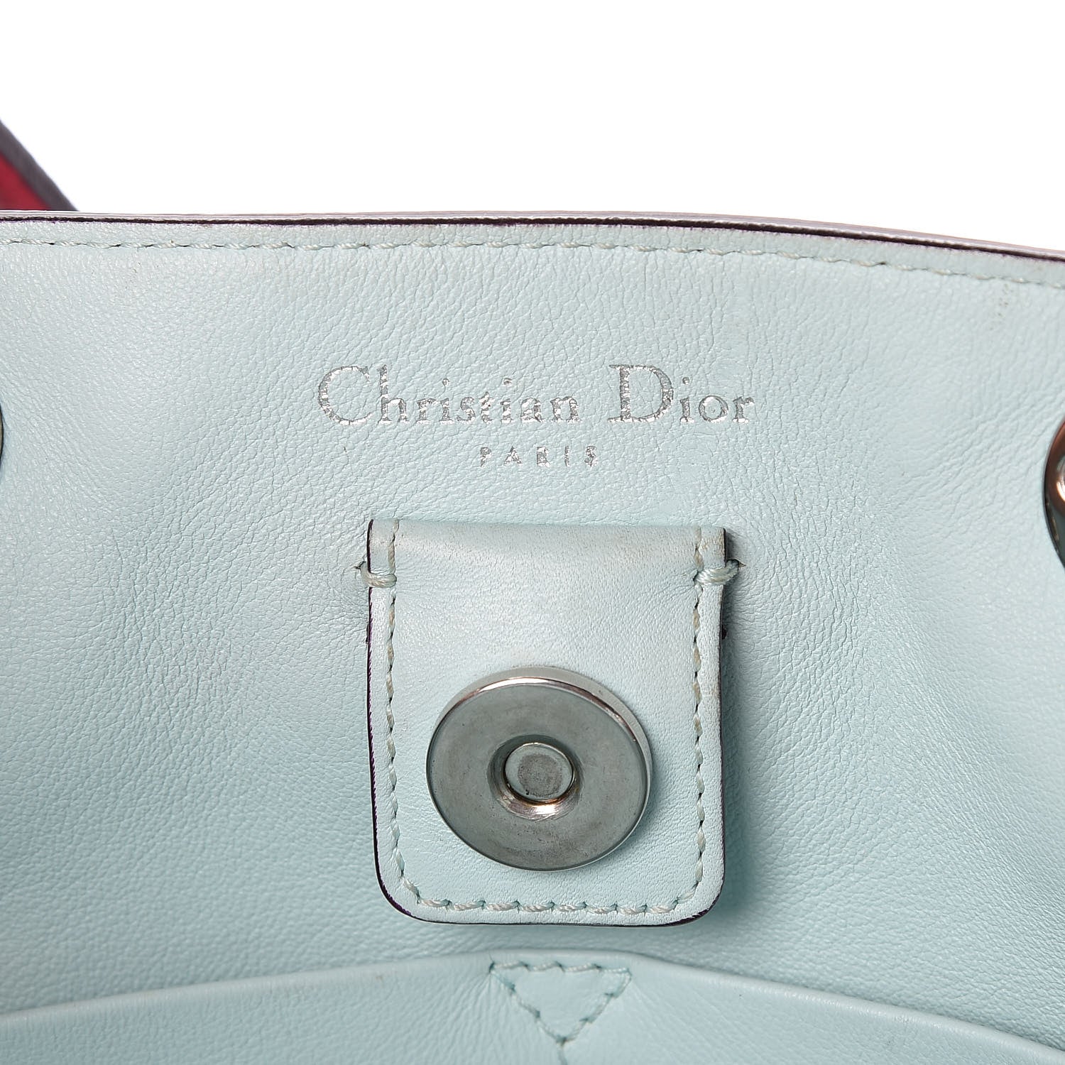 Christian Dior Calfskin Medium Diorissimo Bag Toxic Purple 7 of 10