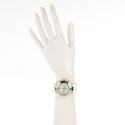 Cartier Stainless Steel 35mm Pasha C Chronograph Automatic Watch 2 of 7