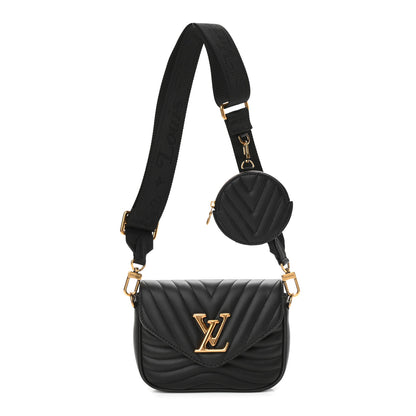 Louis Vuitton Calfskin New Wave Multi Pochette Black 1 of 11