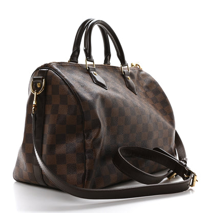 Louis Vuitton Damier Ebene Speedy Bandouliere 30 3 of 9