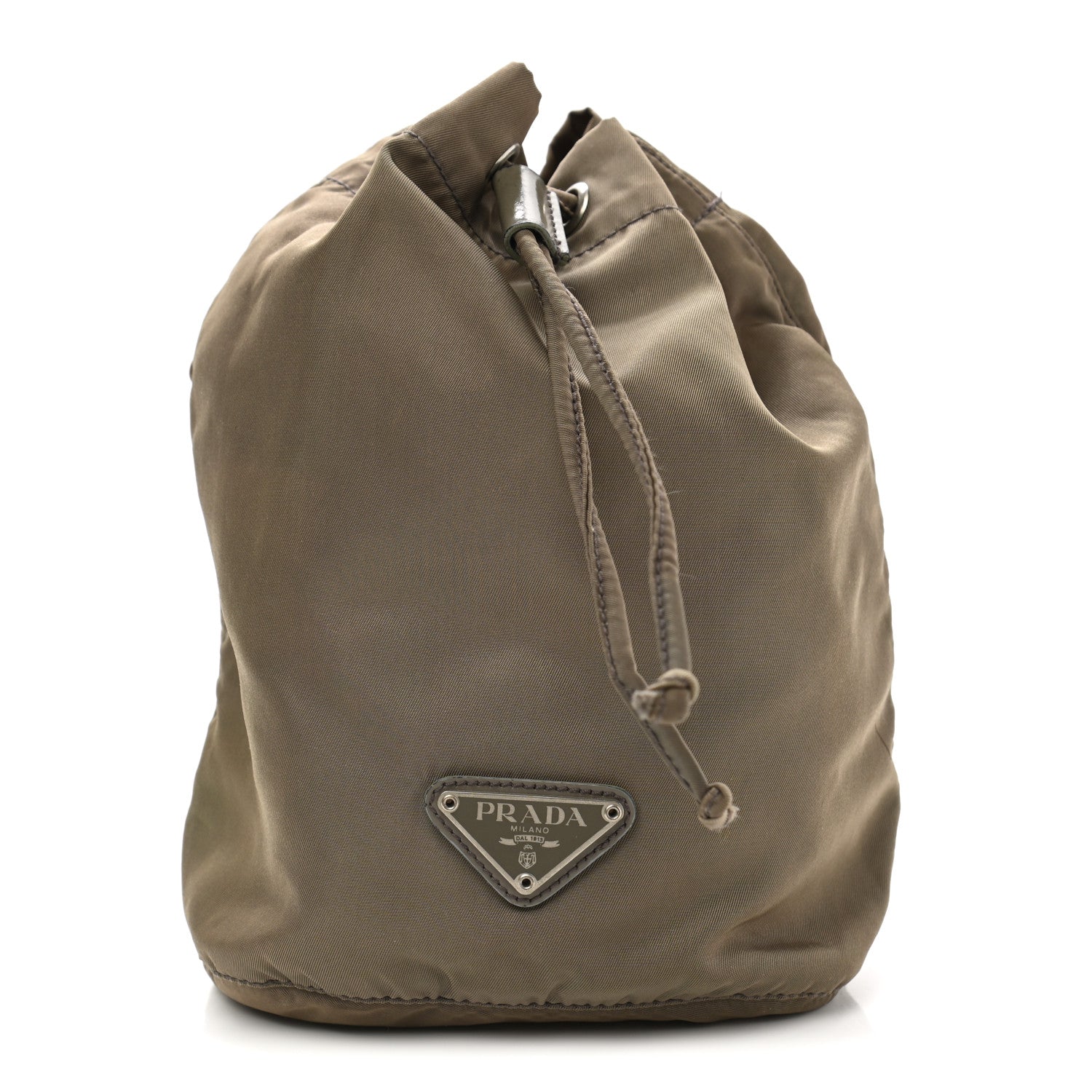 Prada Nylon Vela Drawstring Pouch Corinto 1 of 6