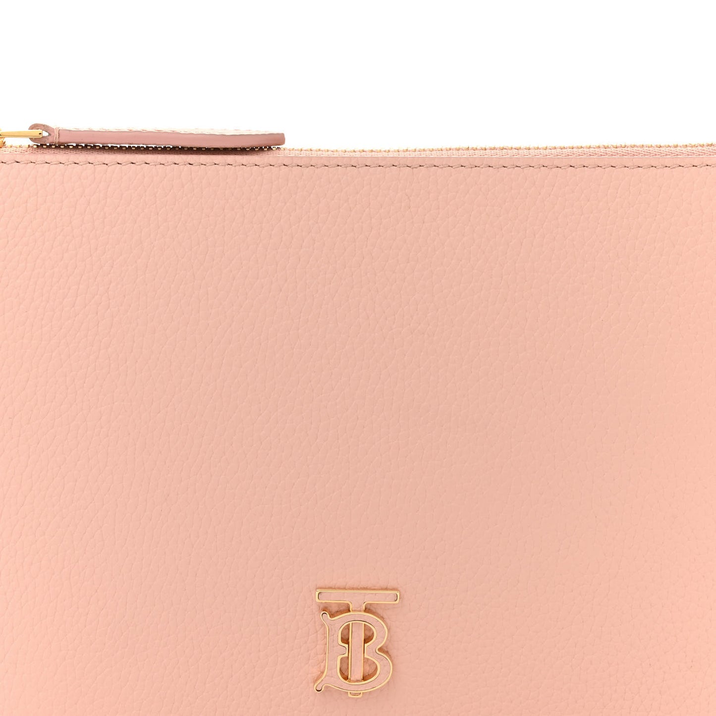 Grained Calfskin Mini TB Shoulder Pouch Dusty Pink