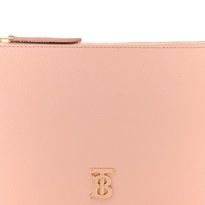 Burberry Grained Calfskin Mini TB Shoulder Pouch Dusty Pink 8 of 11