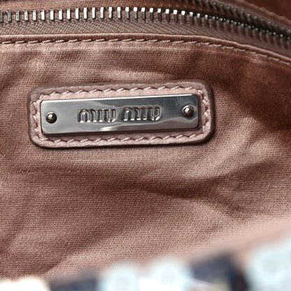 Miu Miu Paillettes Sequin Chain Pochette Cipria 6 of 8