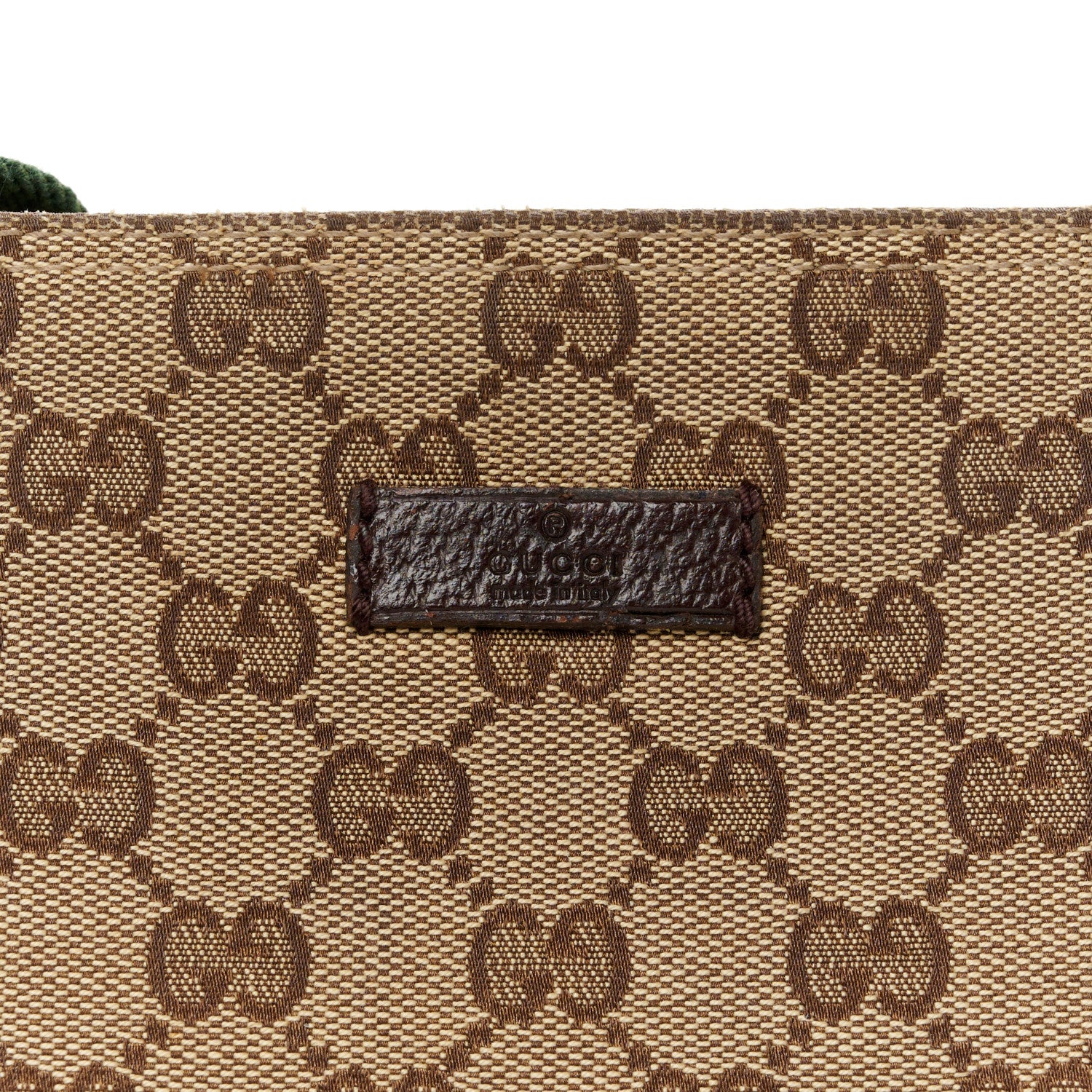 Gucci Monogram Web Small Flat Messenger Crossbody Dark Brown 9 of 13