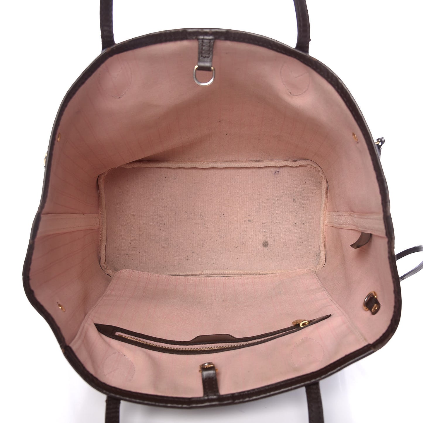 Damier Ebene Neo Neverfull MM Rose Ballerine