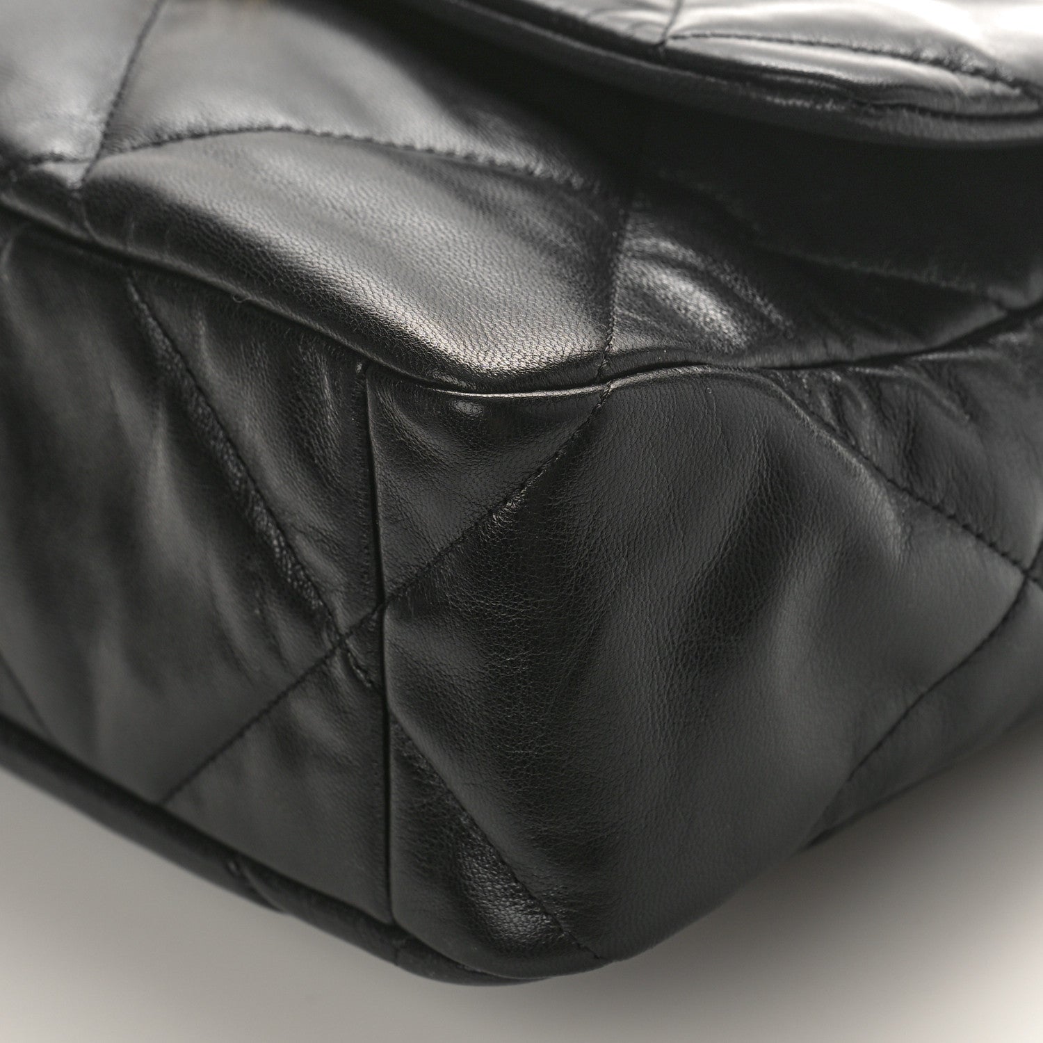 Chanel Lambskin Quilted Large Chanel 19 Flap Black 9 of 9