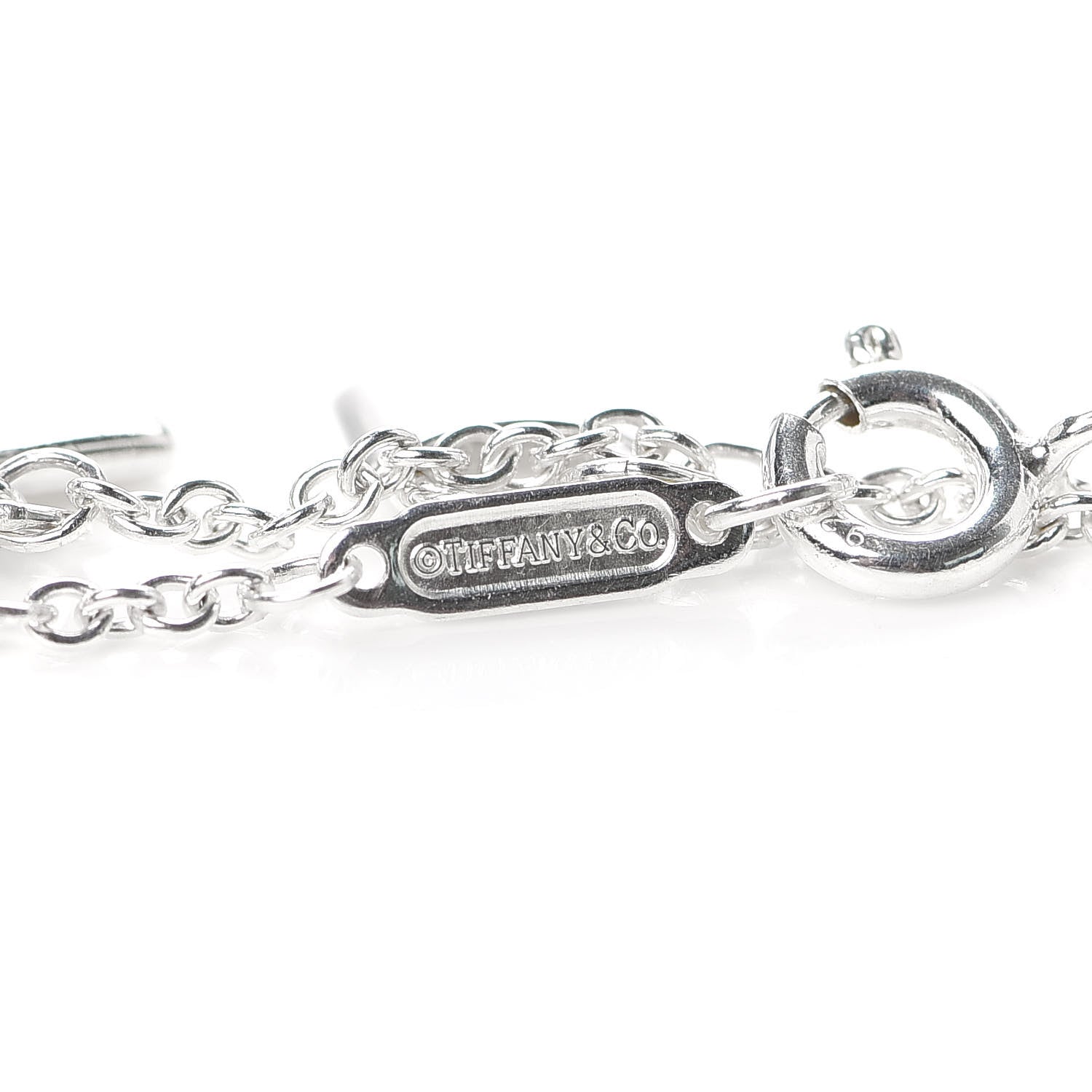 Tiffany Sterling Silver Enamel Love Notes Charm Bracelet Blue 4 of 6