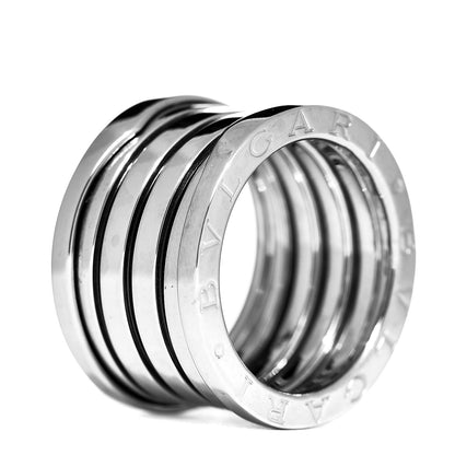 Bulgari 18K White Gold B.Zero1 Five-Band Ring 50 5.25 5 of 6