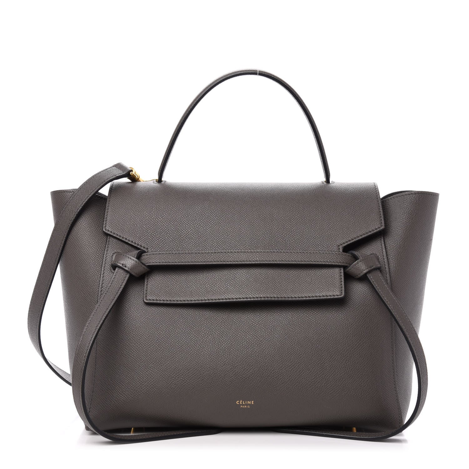 Celine Grained Calfskin Mini Belt Bag Grey 1 of 9