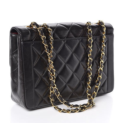 Chanel Lambskin Quilted Medium Single Flap Black 3 of 15