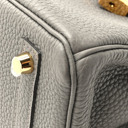 Hermes Togo Birkin 25 Etain 9 of 12