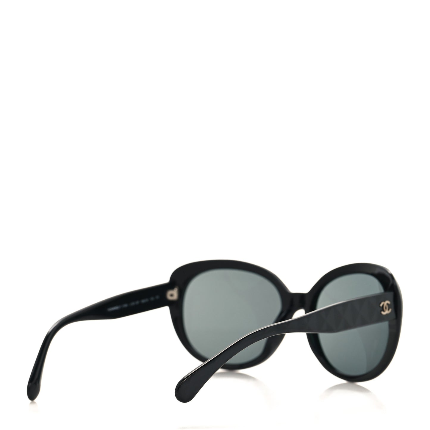 Acetate Quilted CC Sunglasses 5184 Black