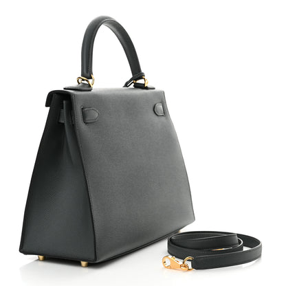 Hermes Epsom Kelly Sellier 28 Bleu Orage 3 of 11