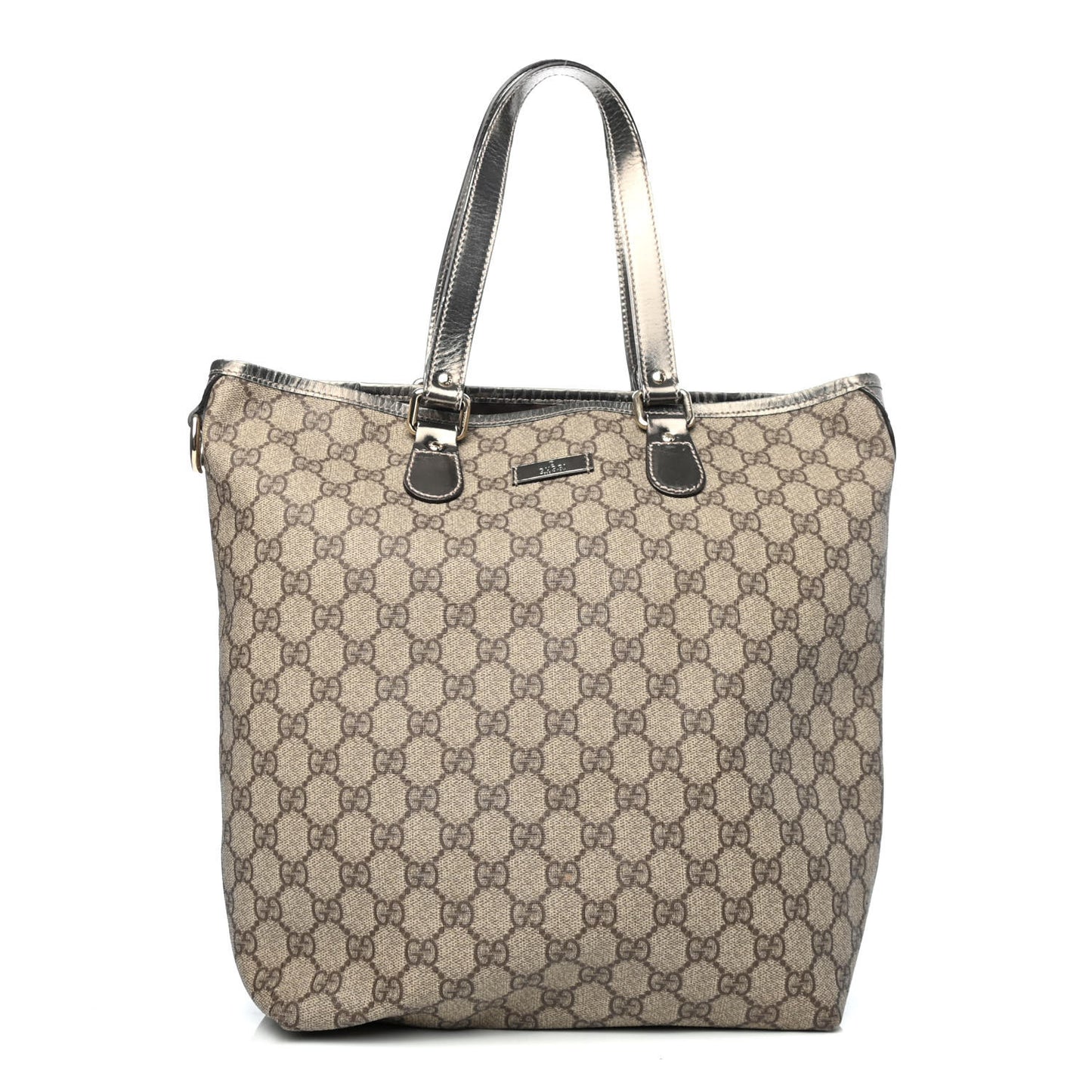 GG Plus Monogram Joy Shopper Tote Gunmetal