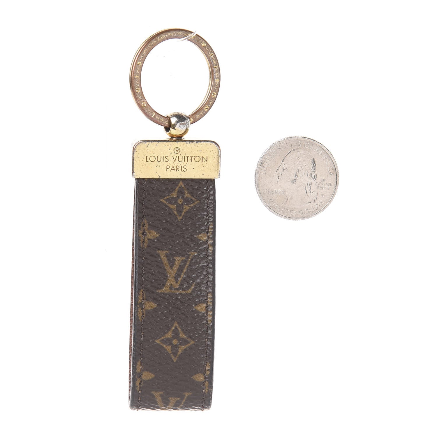 Louis Vuitton Monogram Dragonne Key Holder 2 of 2