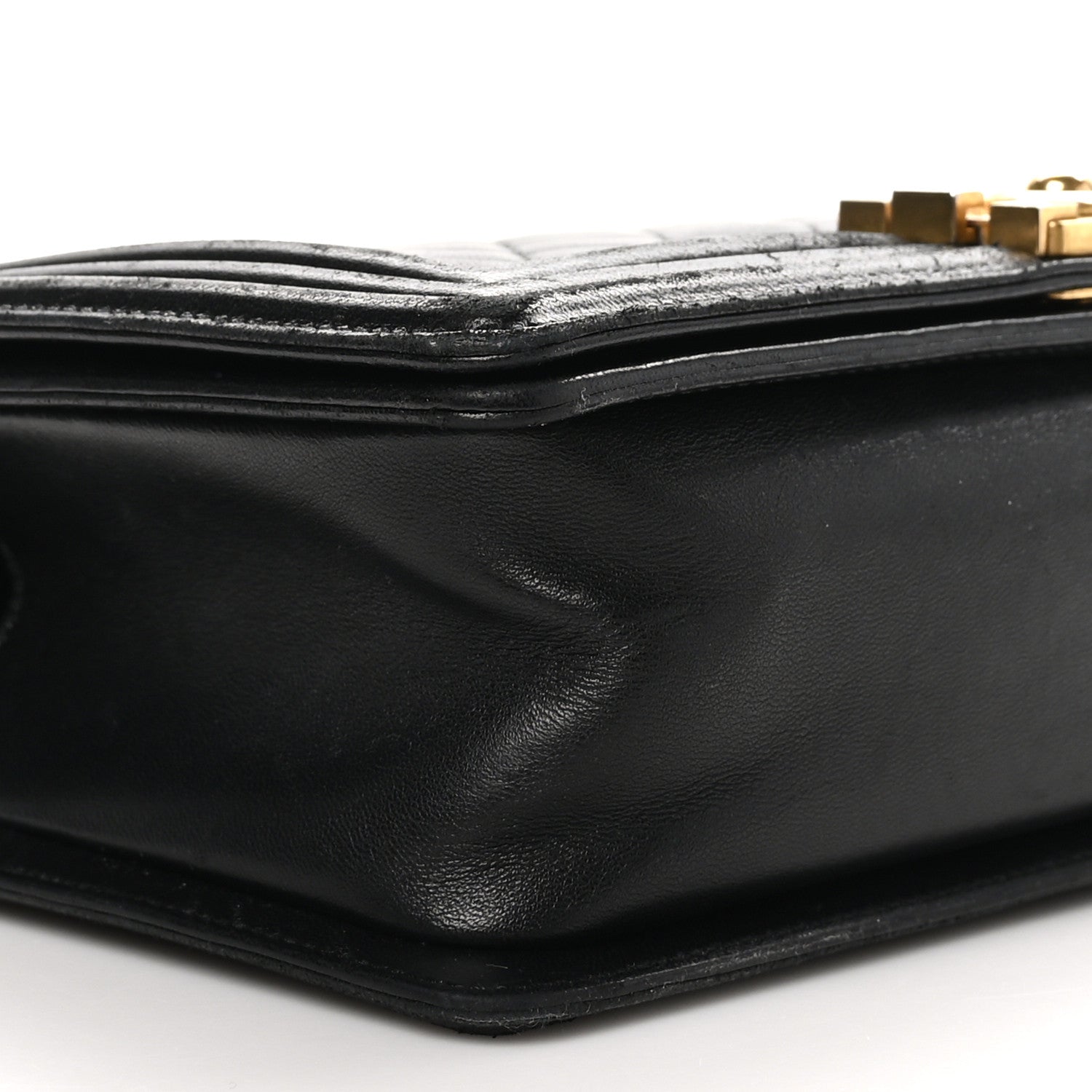 Chanel Lambskin Quilted Medium Boy Flap Black 9 of 11