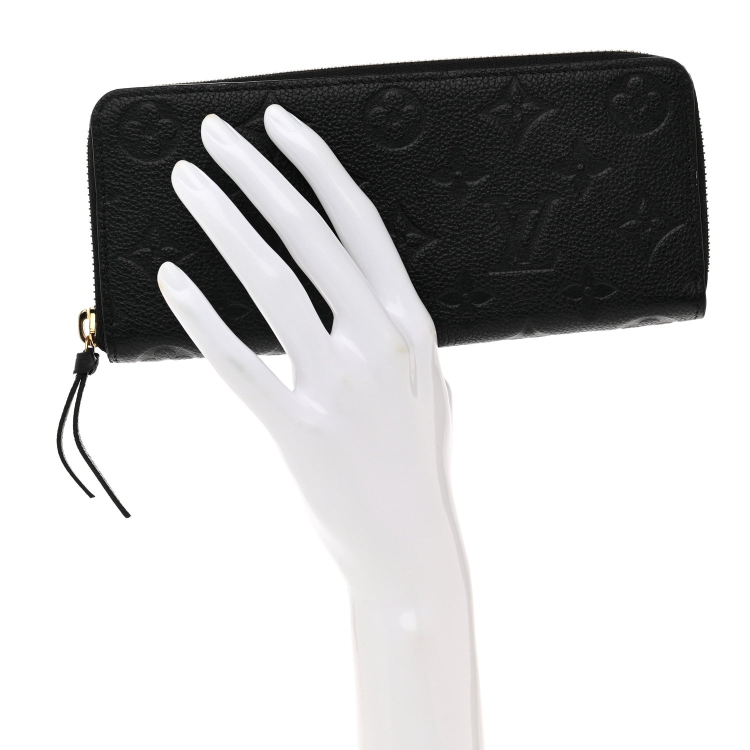 Louis Vuitton Empreinte Clemence Wallet Black 2 of 7