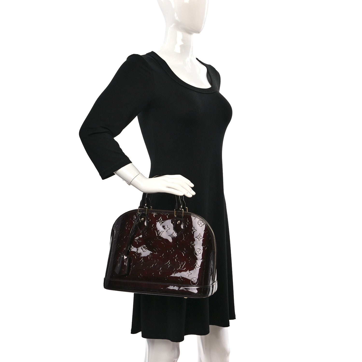 Louis Vuitton Vernis Alma PM Amarante 2 of 8
