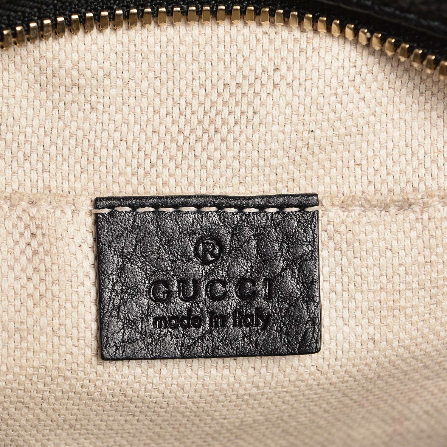 Gucci Pebbled Calfskin Small Soho Disco Bag Black 6 of 7