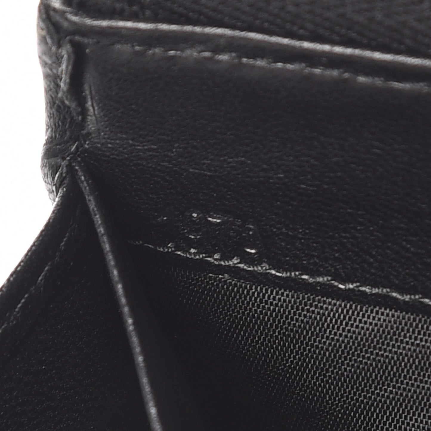 Nappa Matelasse Lux Zip Around Wallet Black