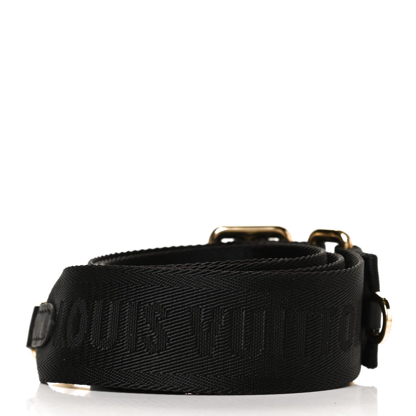 Nylon Petite Malle Souple Shoulder Strap Black