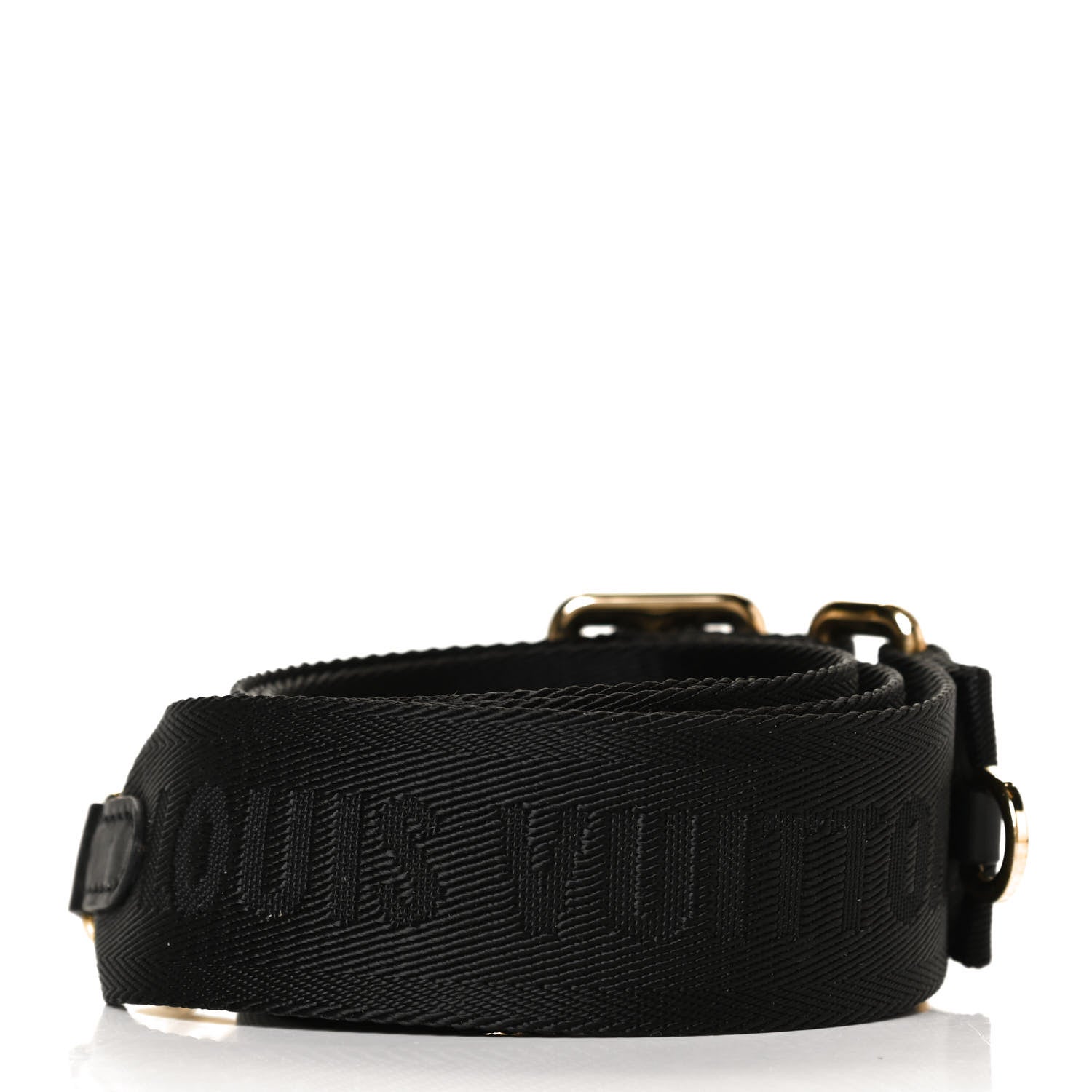 Louis Vuitton Nylon Petite Malle Souple Shoulder Strap Black 2 of 5