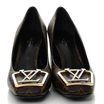 Louis Vuitton Monogram Madeleine Pumps 38.5 2 of 8