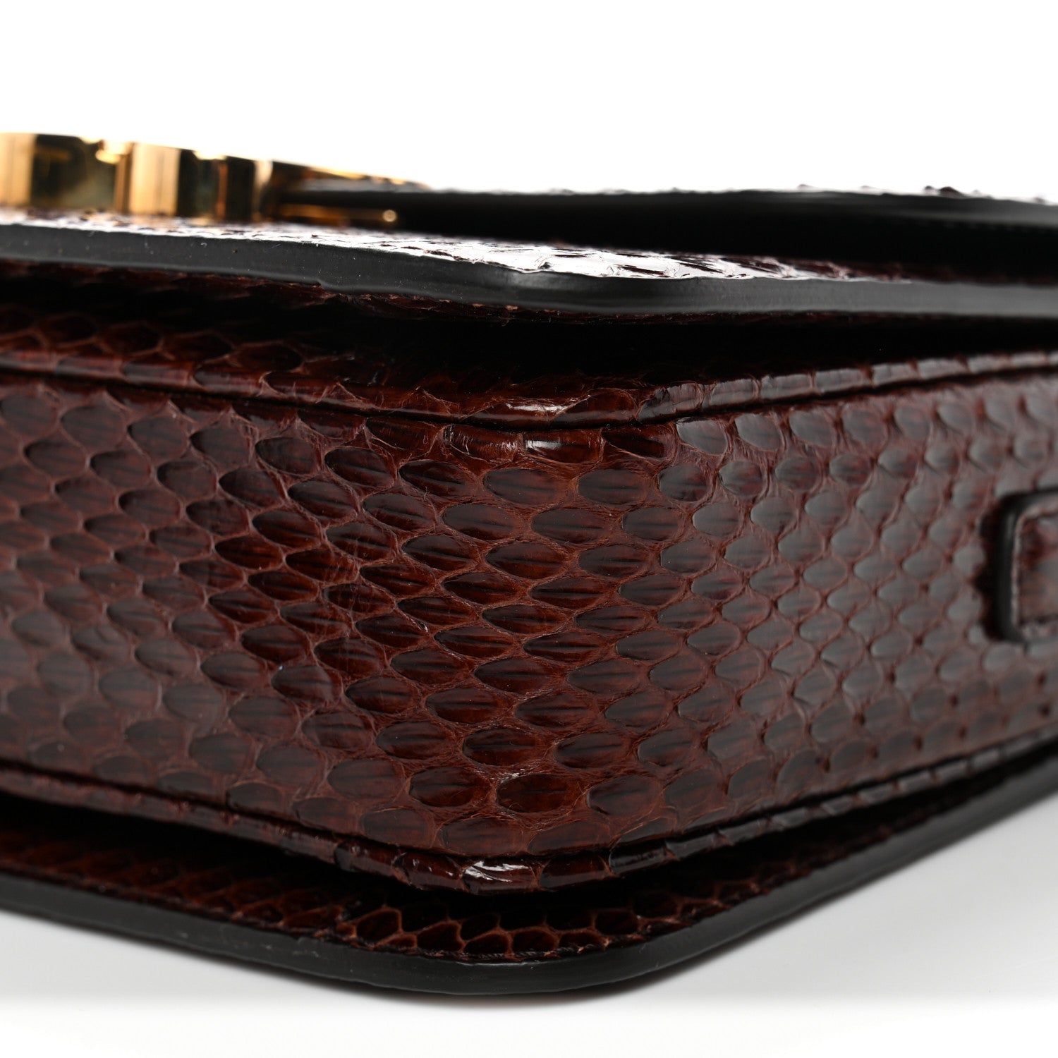 Celine Watersnake Teen Triomphe Brown 10 of 12