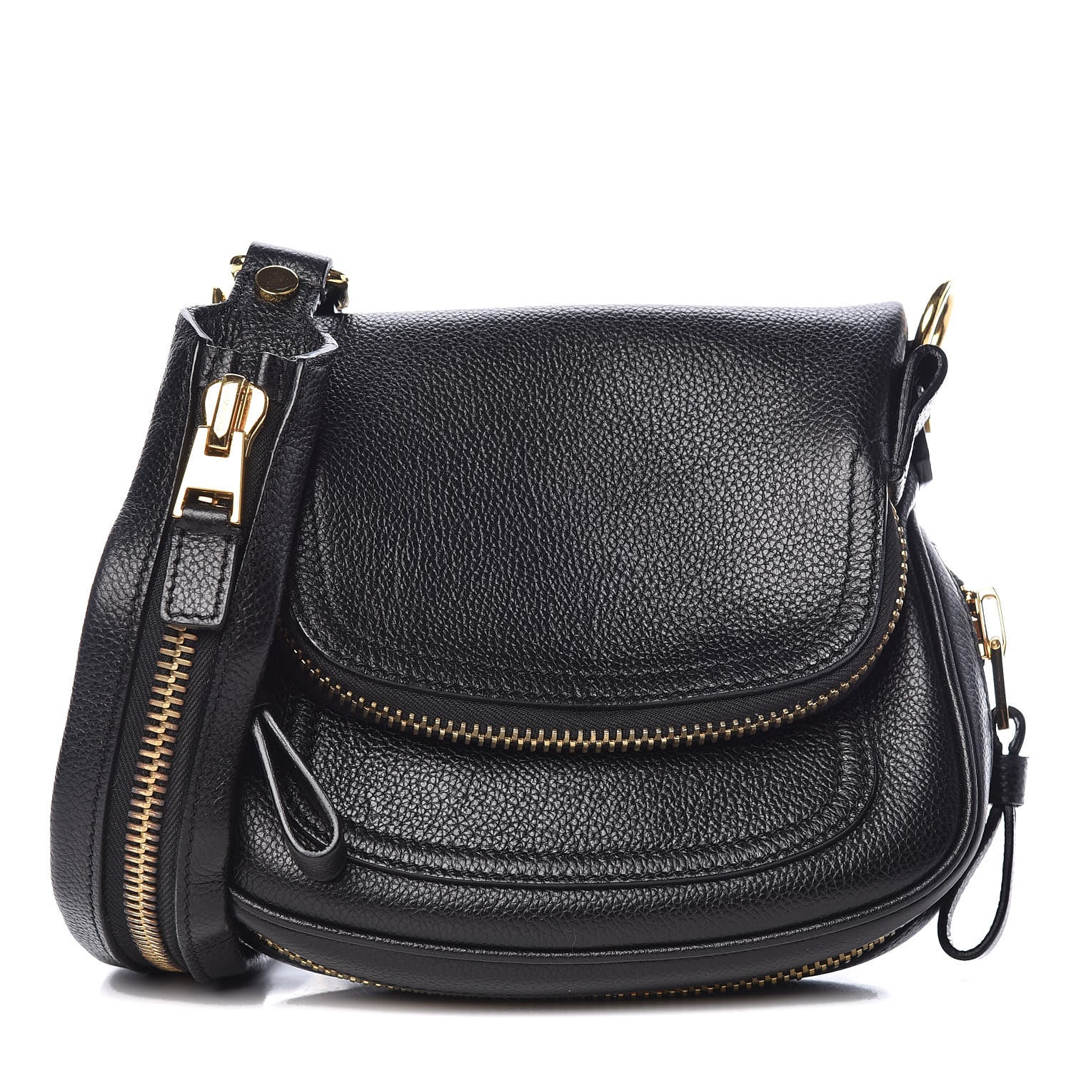 Tom Ford Calfskin Mini Jennifer Crossbody Bag Black 1 of 10