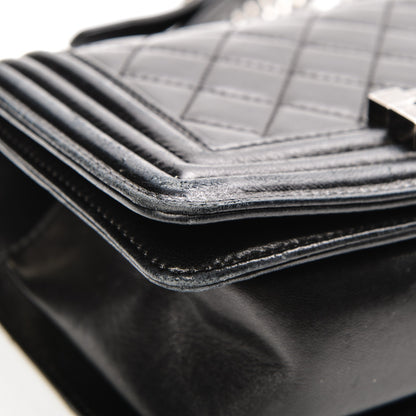 Chanel Lambskin Quilted Small Boy Flap Black 7 of 10