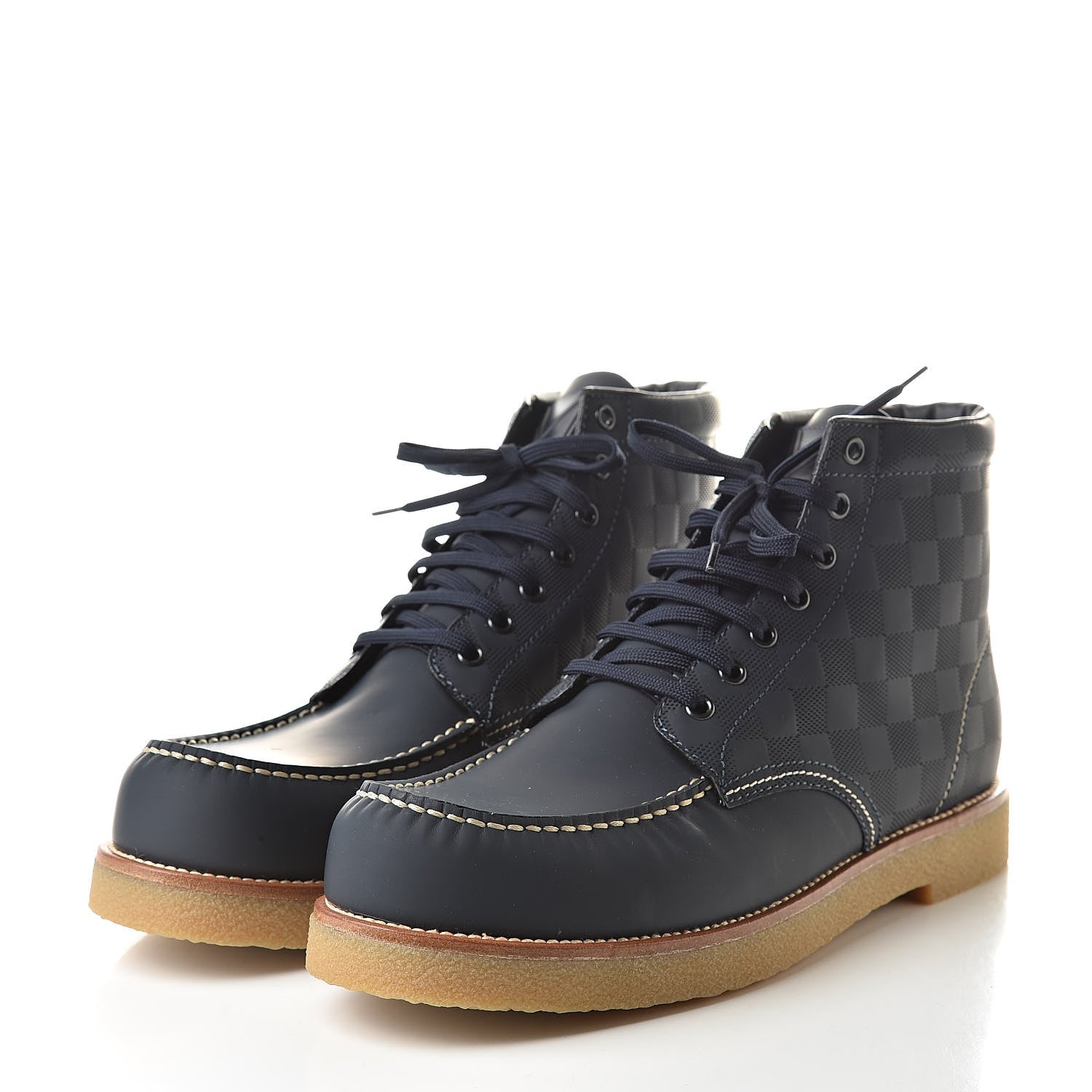 Louis Vuitton Damier Infini Sailor Ankle Boot Sneakers 10 Cosmos 3 of 7