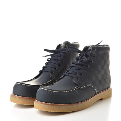 Louis Vuitton Damier Infini Sailor Ankle Boot Sneakers 10 Cosmos 3 of 7