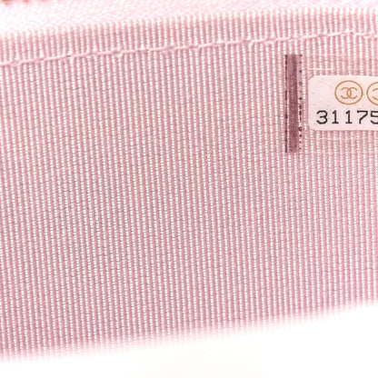 Chanel Caviar Quilted Mini Vanity Case With Chain Light Pink 7 of 10