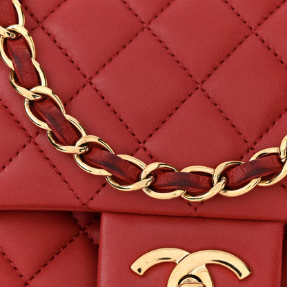 Chanel Lambskin Quilted Small Urban Spirit Backpack Red 9 of 14